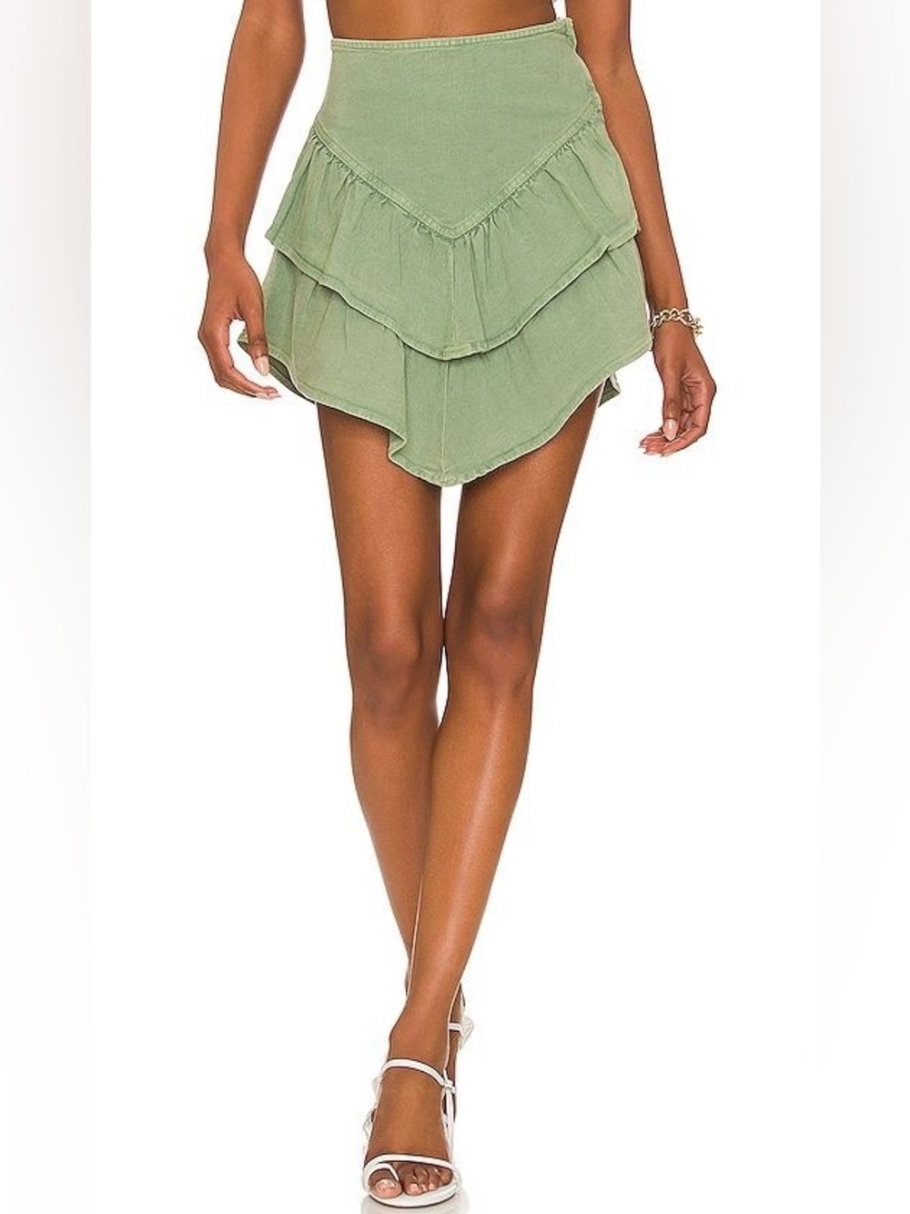 Mother The Ruffle Mini Skirt size 25